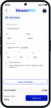 Kart Numarası ile Ödeme Çözümü